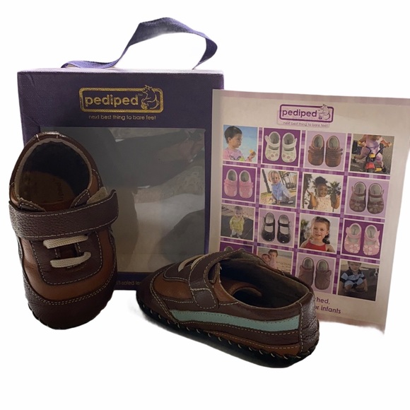 Pediped Handcrafted Leather Soft-sole Shoes - Picture 1 of 10